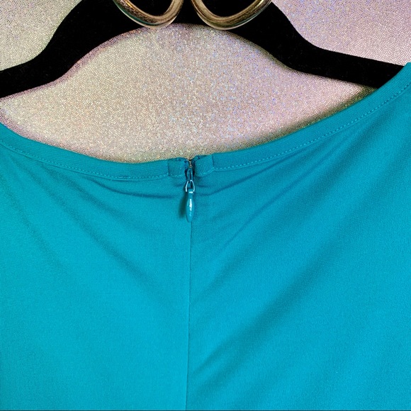 Michael Kors | Tile Blue Dress with Side Buckle - Picture 8 of 8